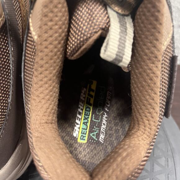 Skechers Men's Size 8 Terraform-Selvin Brown Lace Up Hiking Shoes NWOB - Picture 6 of 10
